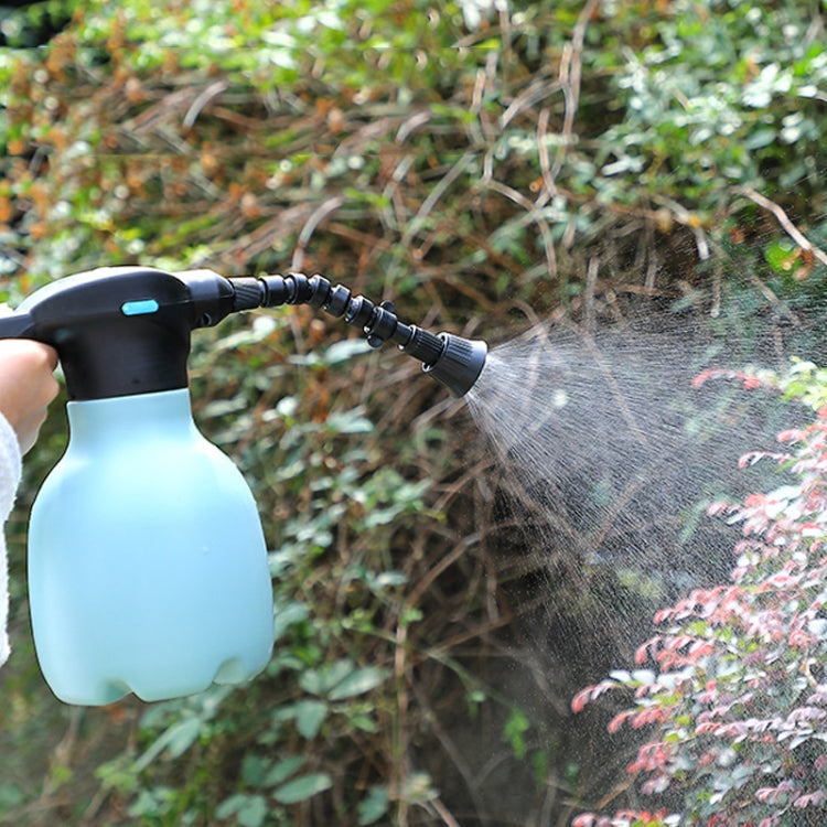 1.5L Garden Electric Watering Can Handheld Household Flower Watering Device, Specification: Blue + Universal Nozzle