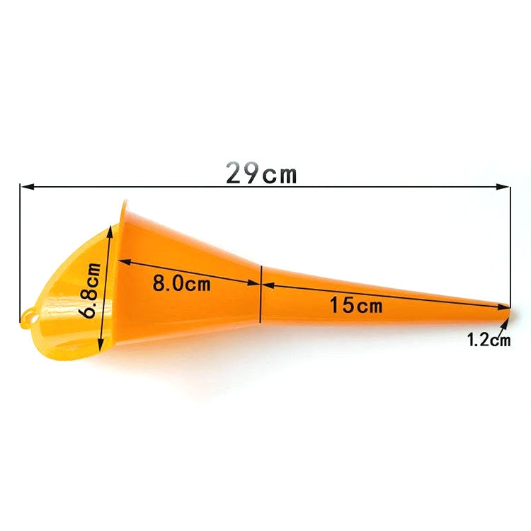 10 PCS Car Hands-Free Plastic Refueling Funnel(Orange)