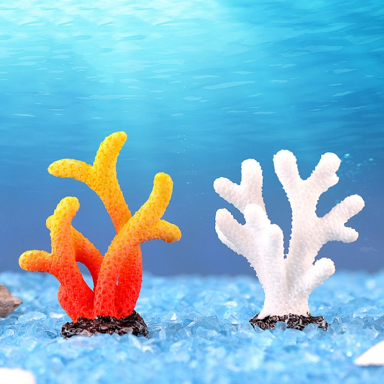 10 PCS Simulation Resin Coral Aquarium Fish Tank Small Ornaments, Colour: No. 7 Colorful