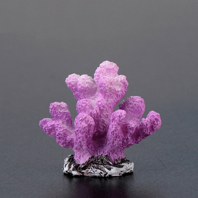 10 PCS Simulation Resin Coral Aquarium Fish Tank Small Ornaments, Colour: No. 8 Colorful