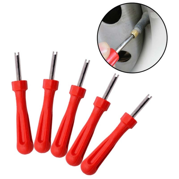 10 PCS Car Tire Electric Vehicle Valve Cap Bicycle Valve Core Switch, Style: Single Head Long