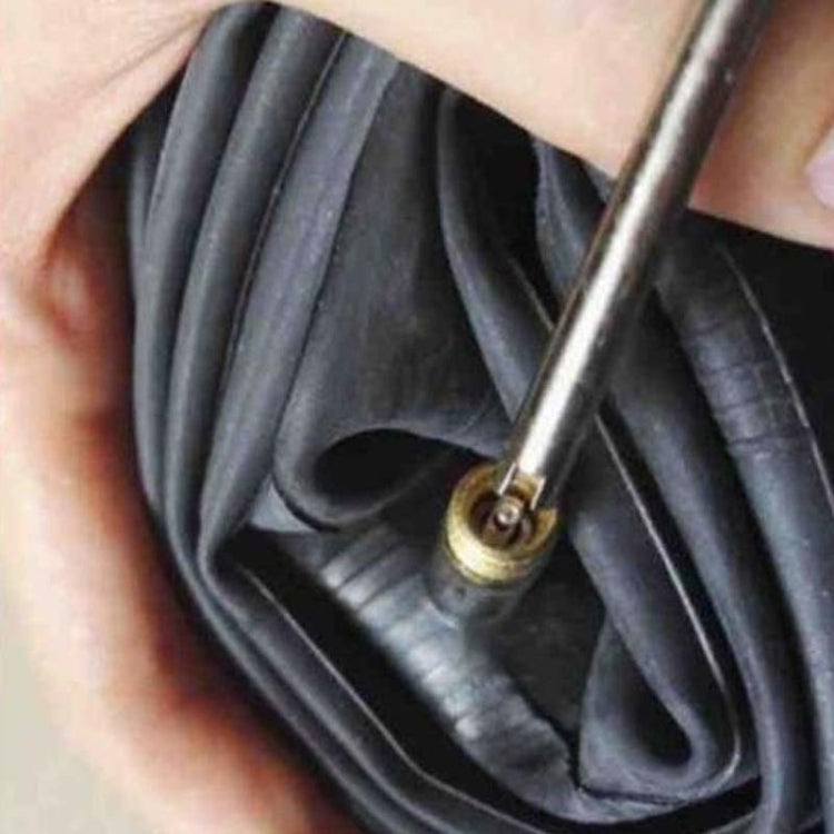 10 PCS Car Tire Electric Vehicle Valve Cap Bicycle Valve Core Switch, Style: Single Head Long