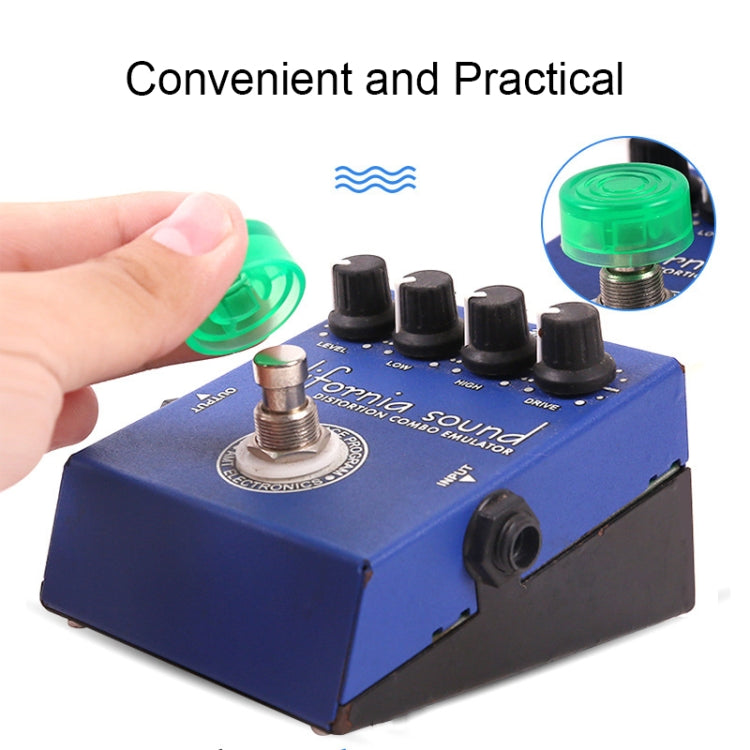 10 PCS JT1808 Electric Guitar Tuner Pedal Cap(Green)