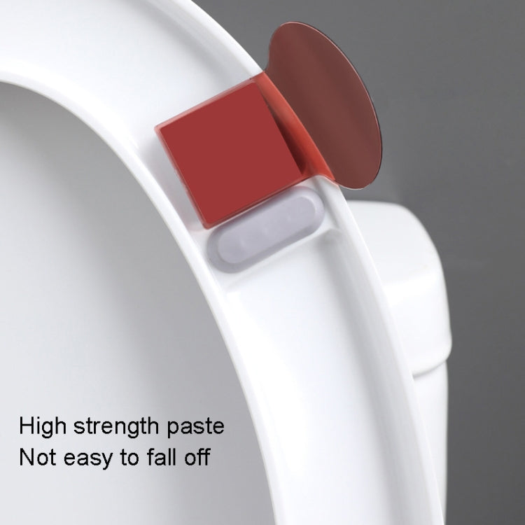 10 PCS Toilet Lid Lifter Convenient Toilet Lid Handle(Wine Red)