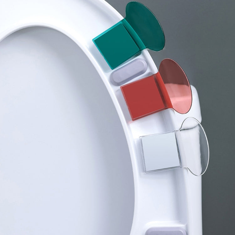 10 PCS Toilet Lid Lifter Convenient Toilet Lid Handle(Transparent)