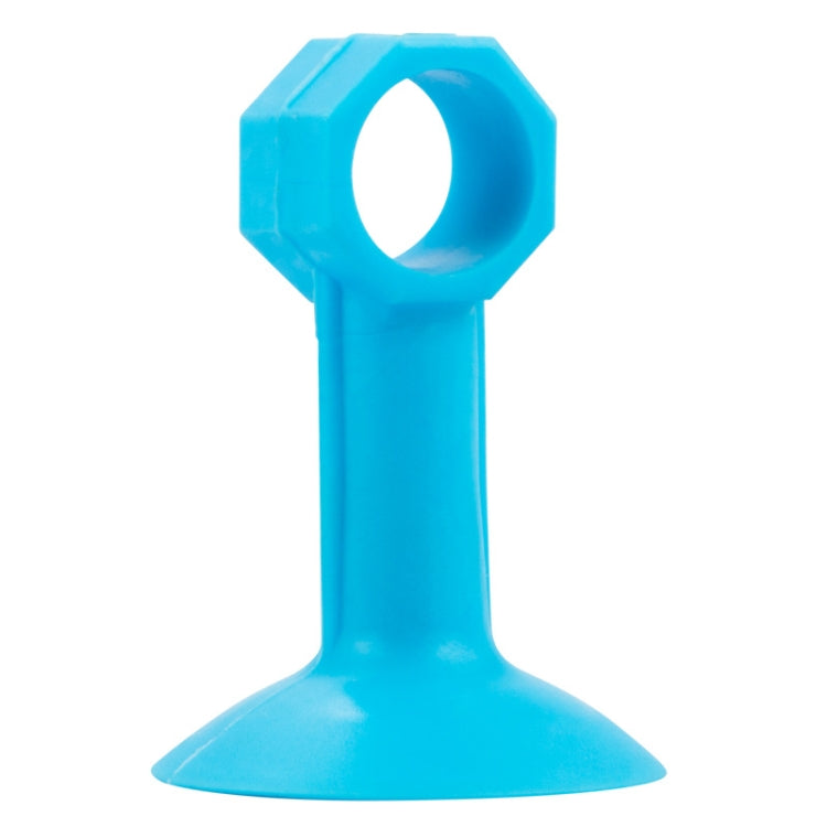 10 PCS Medium Silicone Door Suction Punch-free Door Handle Anti-collision Door Resistance(Blue)