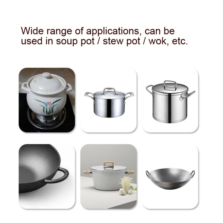 1 Pair Silicone Pot Handle Insulation Cover Iron Pot Handle Cover(Simple Gray)