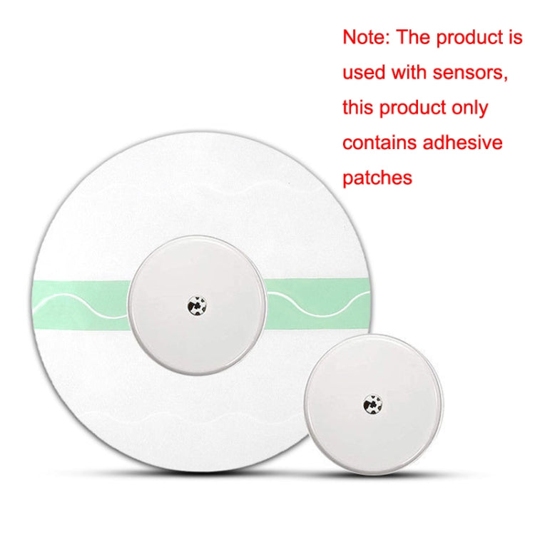 10 PCS Fixed Small Sensor TPU Transparent Adhesive Patch(Round)