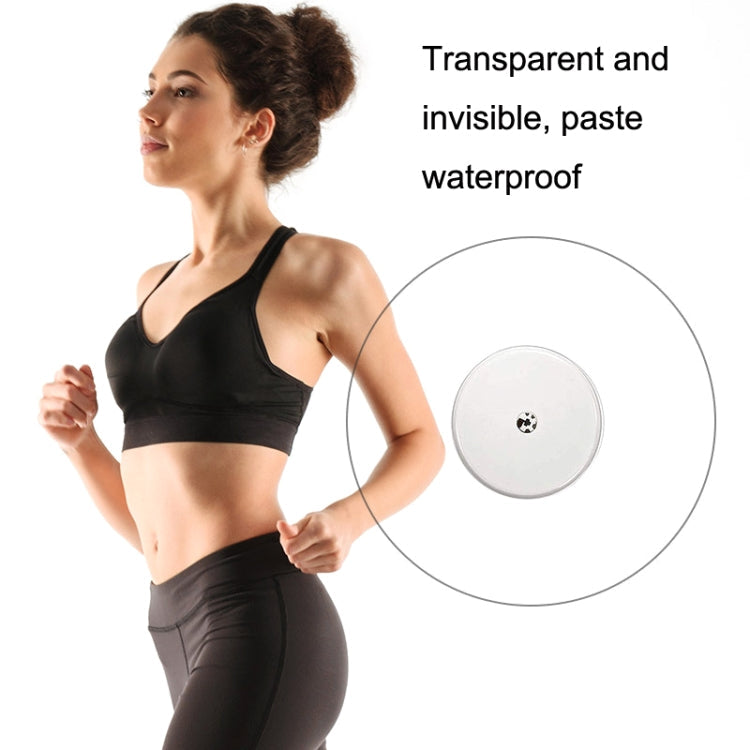 10 PCS Fixed Small Sensor TPU Transparent Adhesive Patch(Oval)