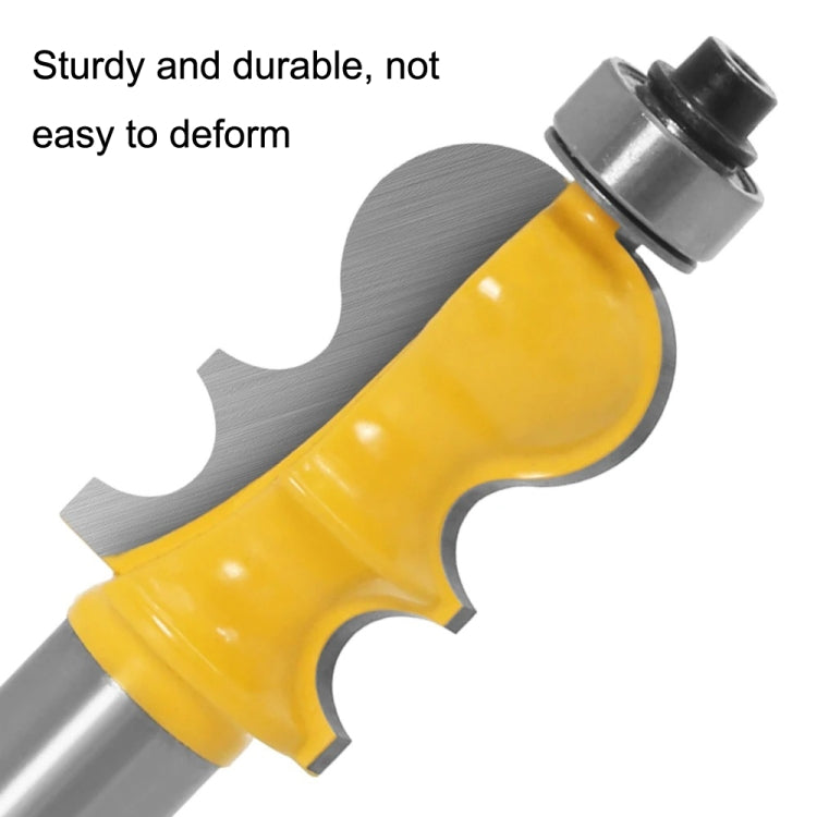 10 PCS / Set 1/2 Handle Woodworking Engraving Machine Trimmer Cutting Tool With Wooden Box