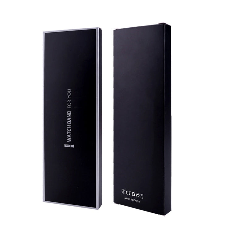 10 PCS Insert Card Blister Watch Strap Universal Package Box(Black Box+White Inner Support)