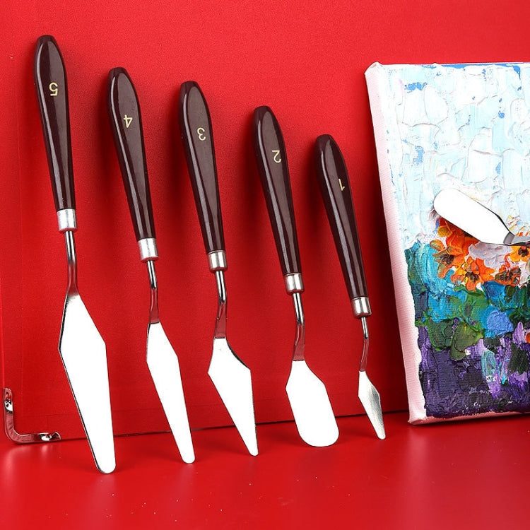 10 PCS Plastic Handle 2 Acrylic Painting Gouache Paint Knife