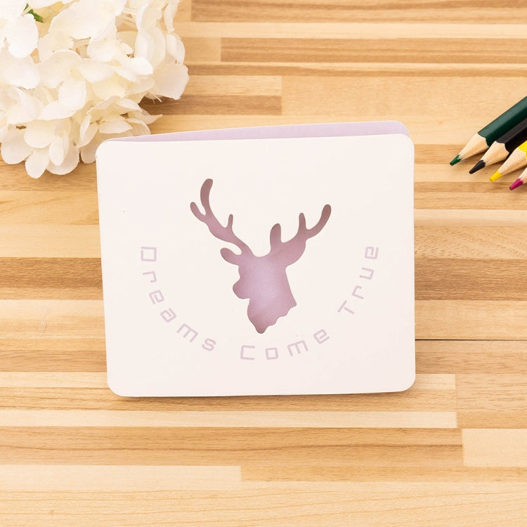 10 PCS Cute Hollow Cartoon Greeting Card(Dreams Come True)