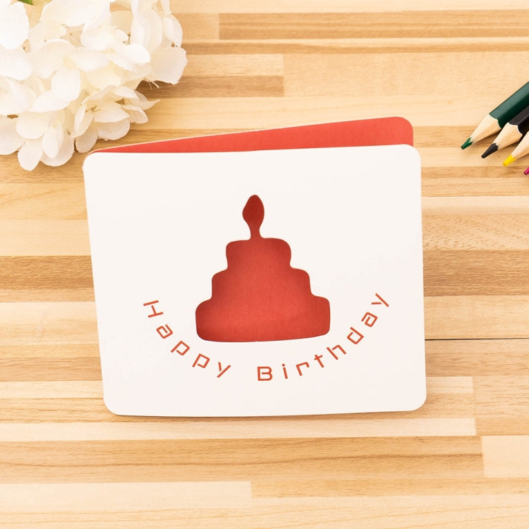 10 PCS Cute Hollow Cartoon Greeting Card(Happy Birthday)