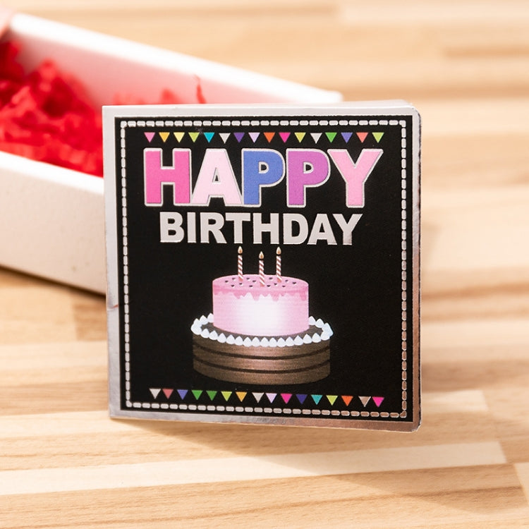 10 PCS Square Bronzing Color Print Thanks Greeting Cards(5)