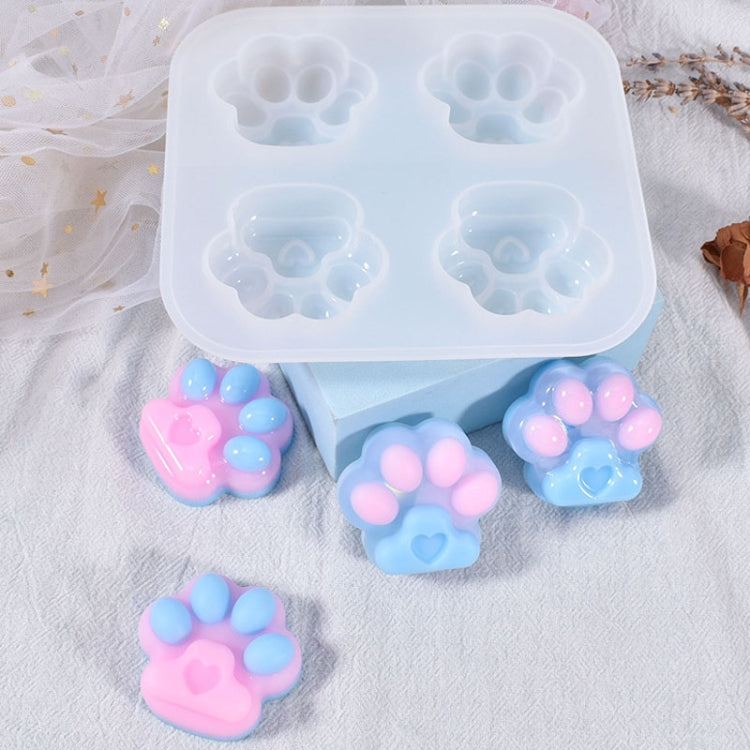 02 Love Cat Claw DIY Crystal Epoxy Jewelry Silicone Mold