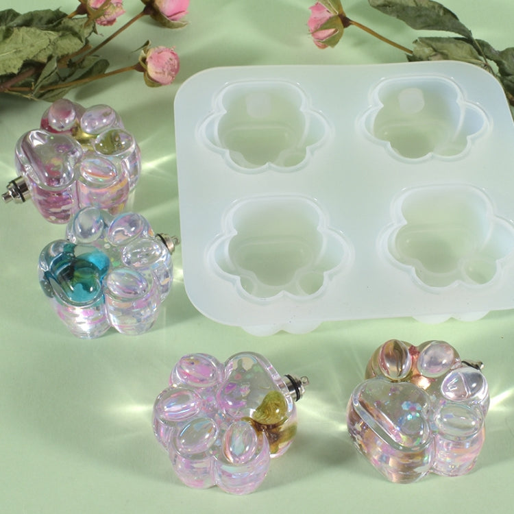 03 Lamp Trough Cat Claw DIY Crystal Epoxy Jewelry Silicone Mold