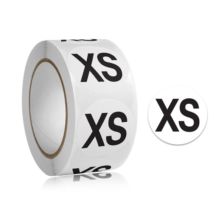 10 PCS Clothing Shoes & Hats Size Model Label Round Sticker(A-451)