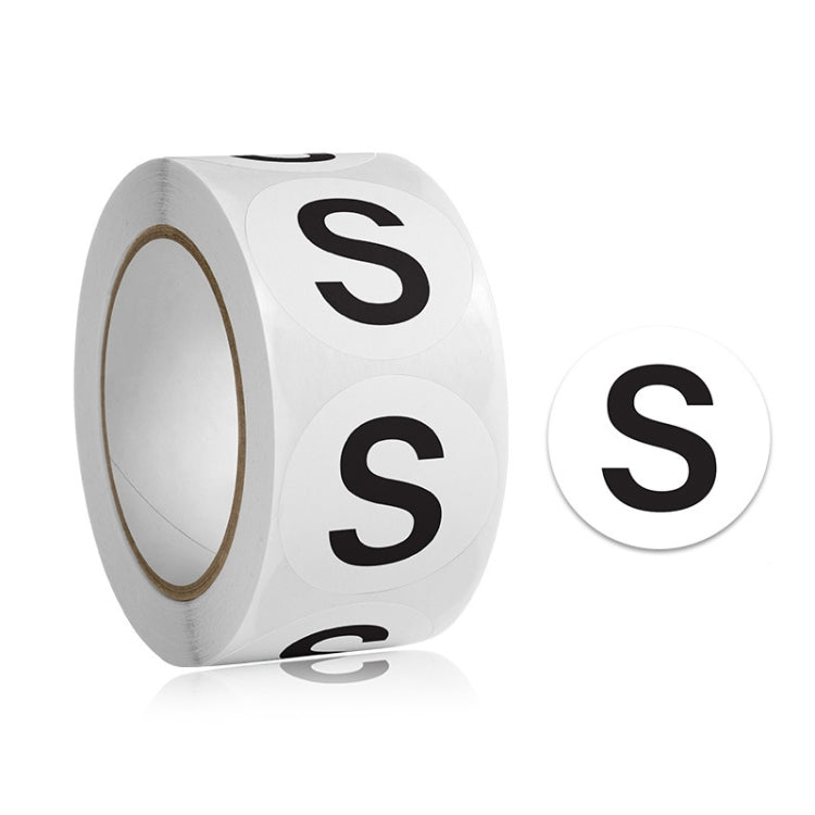 10 PCS Clothing Shoes & Hats Size Model Label Round Sticker(A-452)