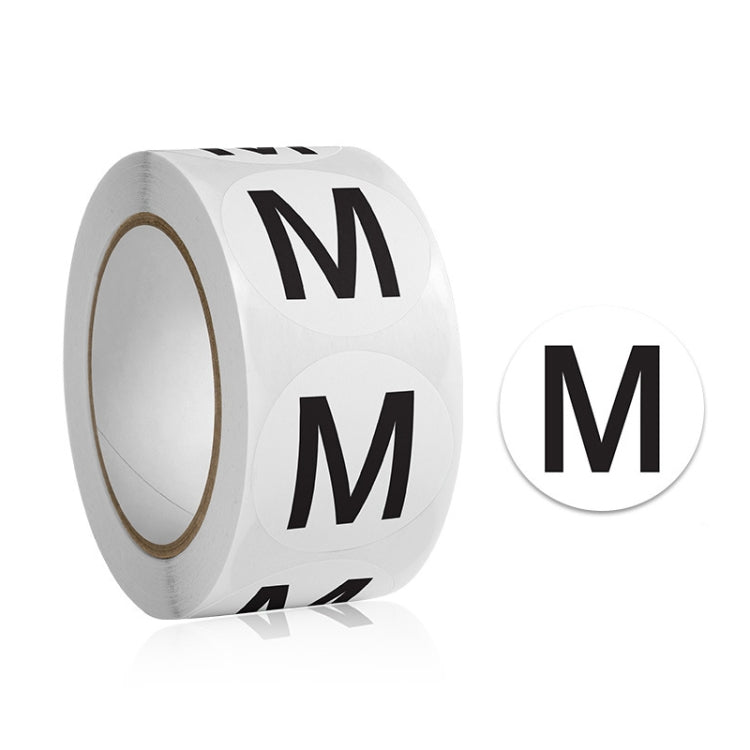 10 PCS Clothing Shoes & Hats Size Model Label Round Sticker(A-453)