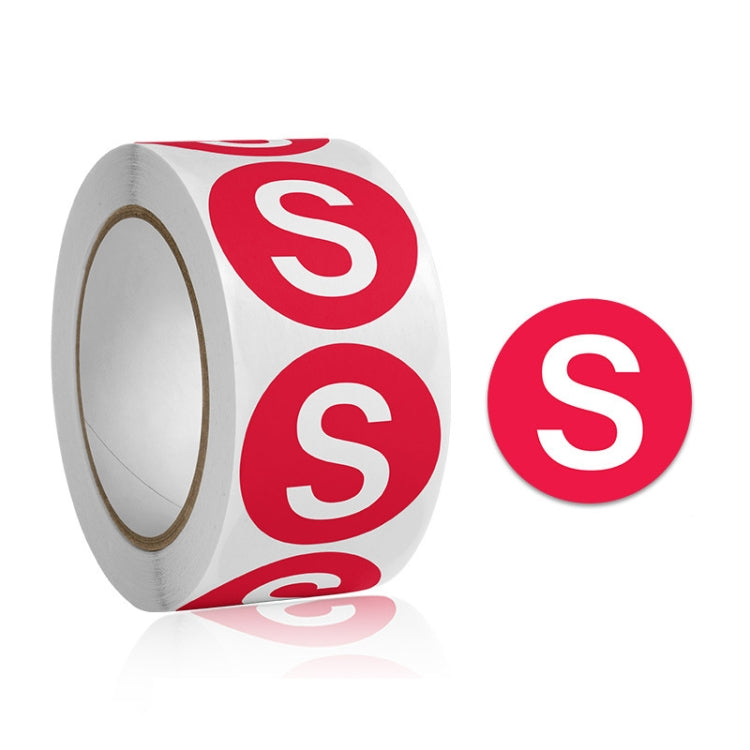 10 PCS Clothing Shoes & Hats Size Model Label Round Sticker(A-445)