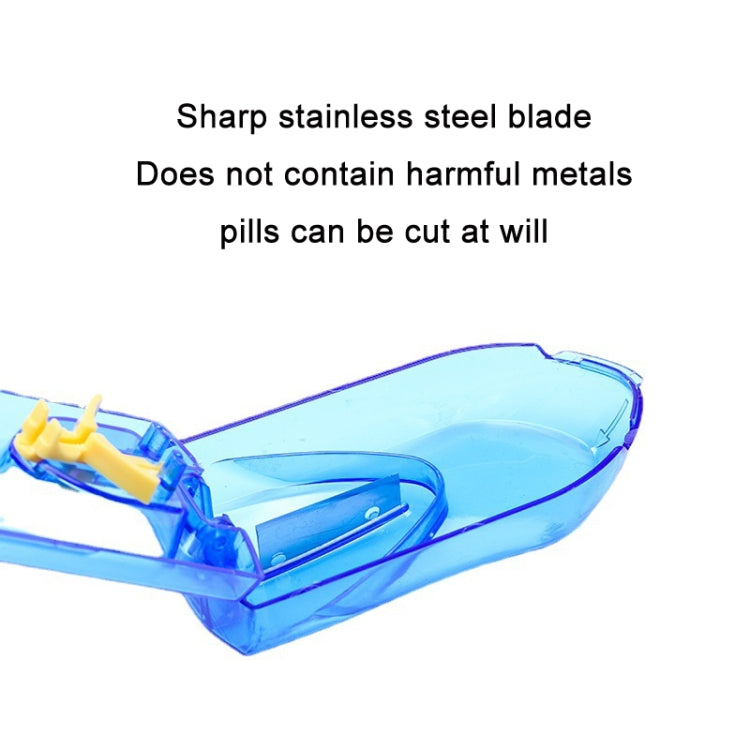 10 PCS Pills Divider Multifunctional Portable Pill Box(Transparent)