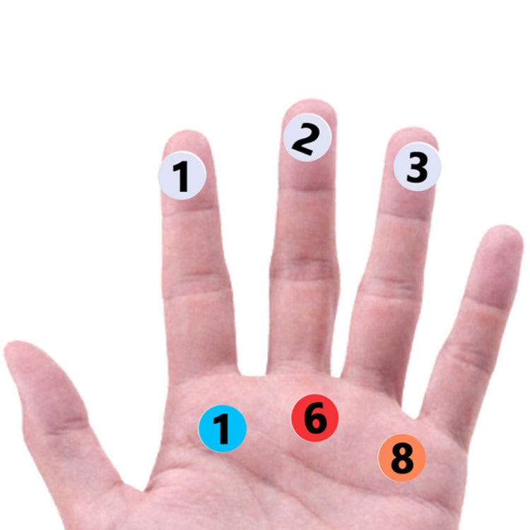 100 Stickers/Sheet Clothes Footwear Size Number Label Sticker, Random Color Delivery, Diameter: 15mm