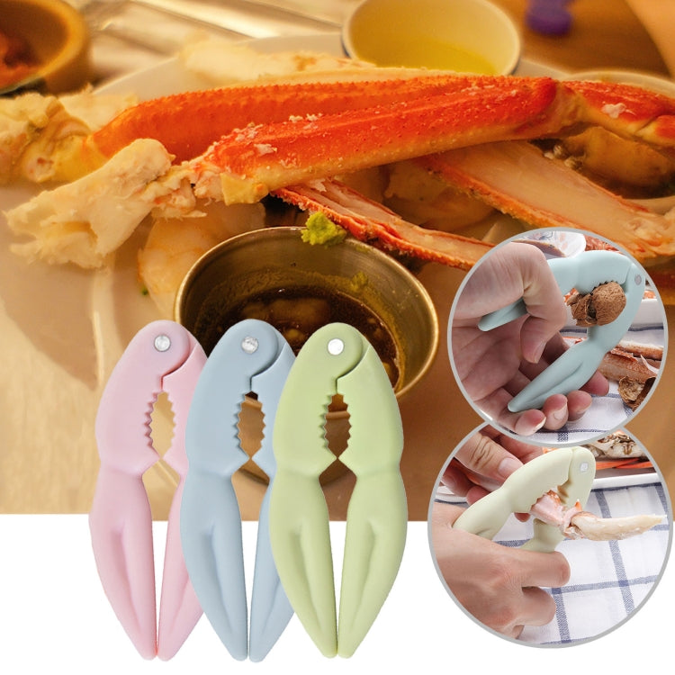 10 PCS Plastic Walnut Clip Nut Crab Claw Sheller(Green)