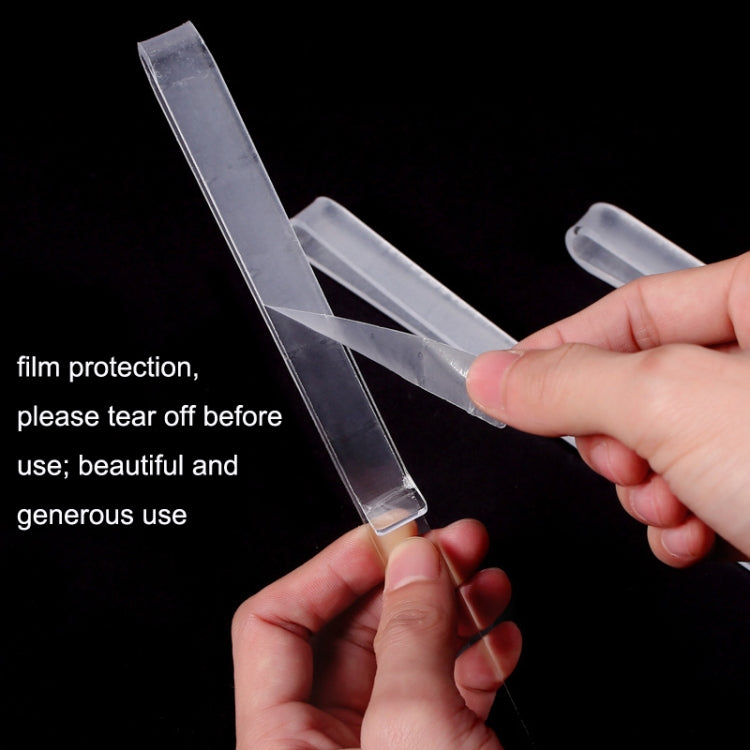 1 Pair PJ1226 Music Spectrum Clipplane Tablature Clip Music Song Clip(Transparent)