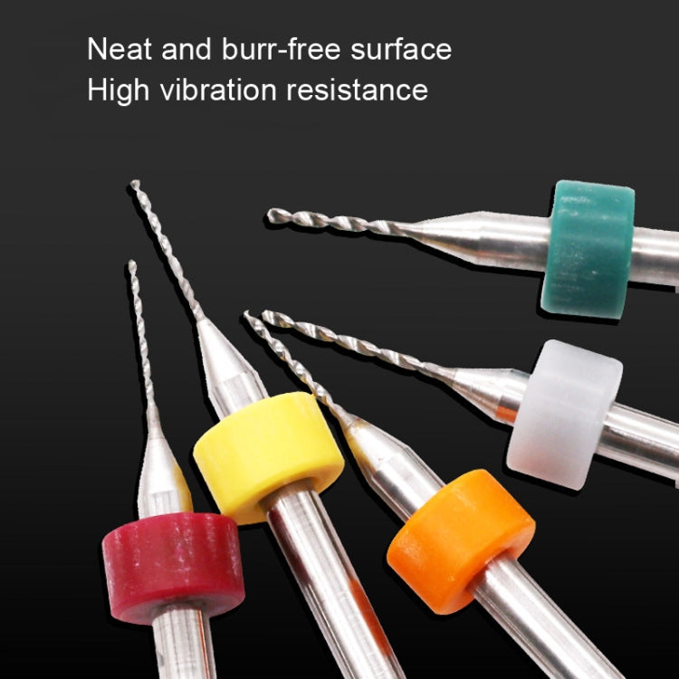 10 In 1 PCB Tungsten Steel Drill Bits Carving Miniature Drill Bits, Size: 0.1-1mm