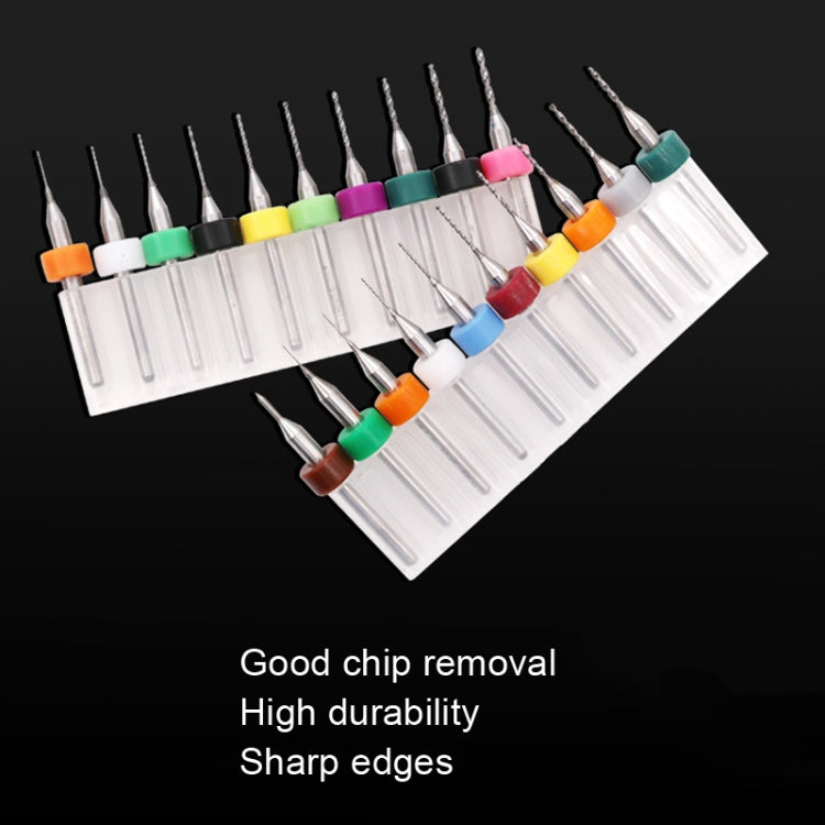 10 In 1 PCB Tungsten Steel Drill Bits Carving Miniature Drill Bits, Size: 2.1-3.0mm