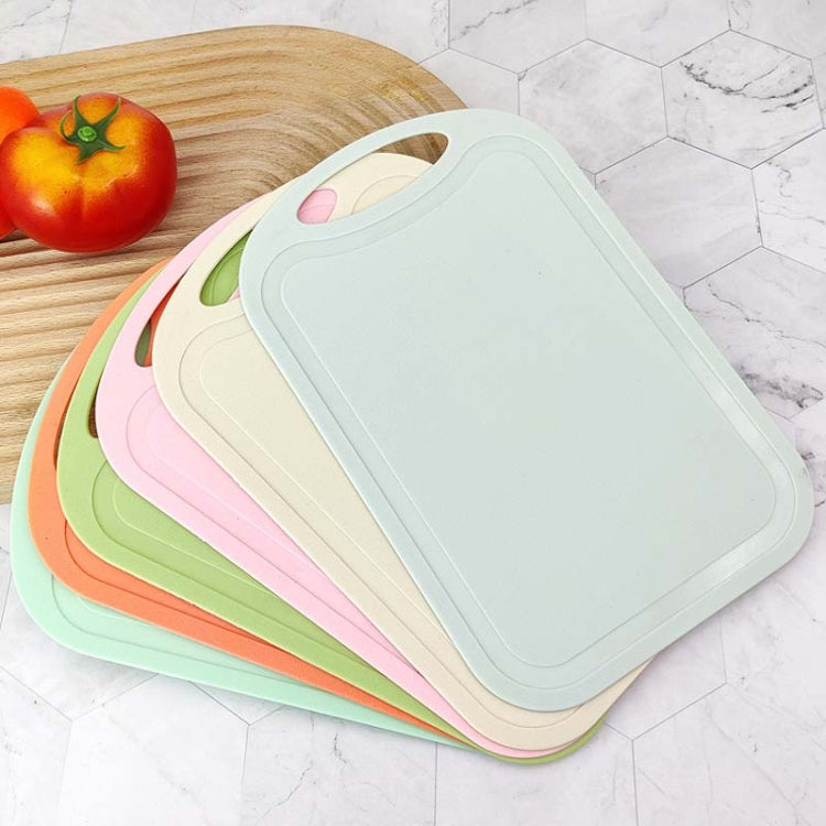 10 PCS Plastic Anti-Slip Kitchen Cutting Board(No. 1 Grass Green)