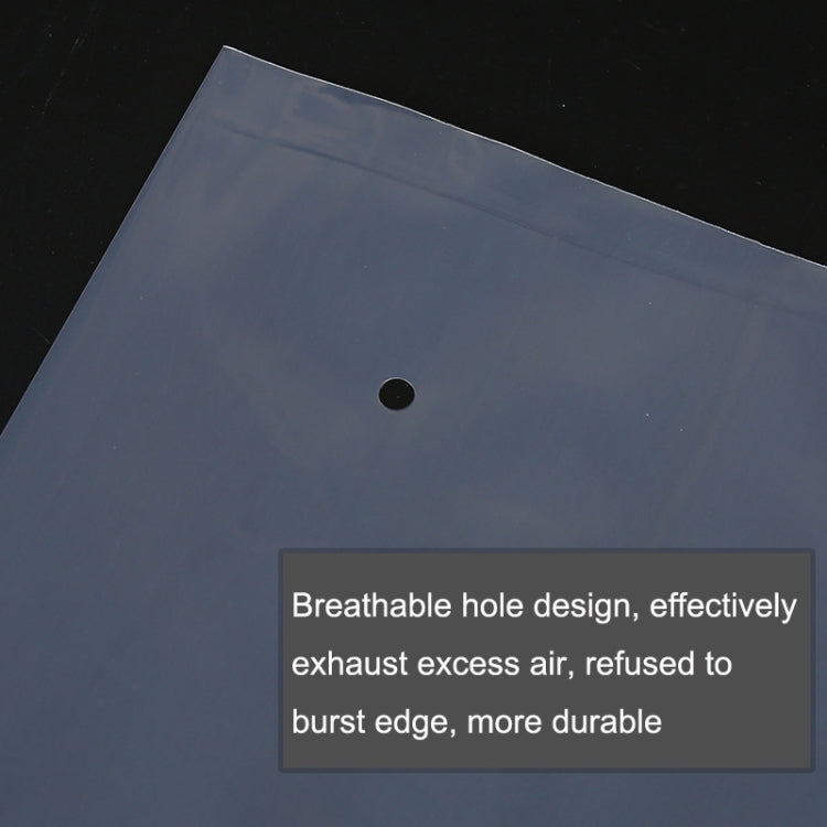 100 PCS / Set PE Clothing Packaging Bag Transparent Self-Stick Bag Jewelry Plastic Sealed Bag, Size:, Specification: 20x25cm