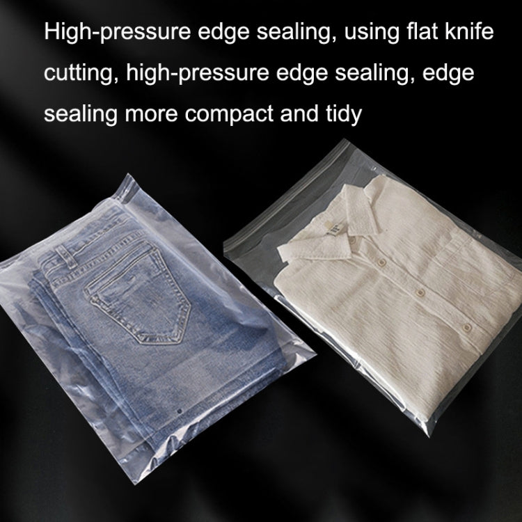 100 PCS / Set PE Clothing Packaging Bag Transparent Self-Stick Bag Jewelry Plastic Sealed Bag, Size:, Specification: 28x42cm