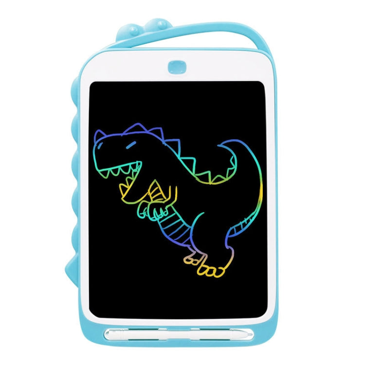 10 inch Cartoon Dinosaur LCD Writing Board Colorful Children Painting Board(Light Blue)