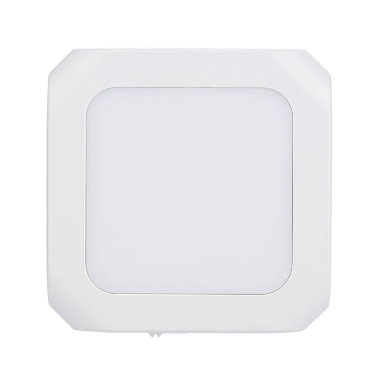 0.6W Stepless Dimming Induction Night Light Square Light Guide Plate Baby Night Light(UK Plug)