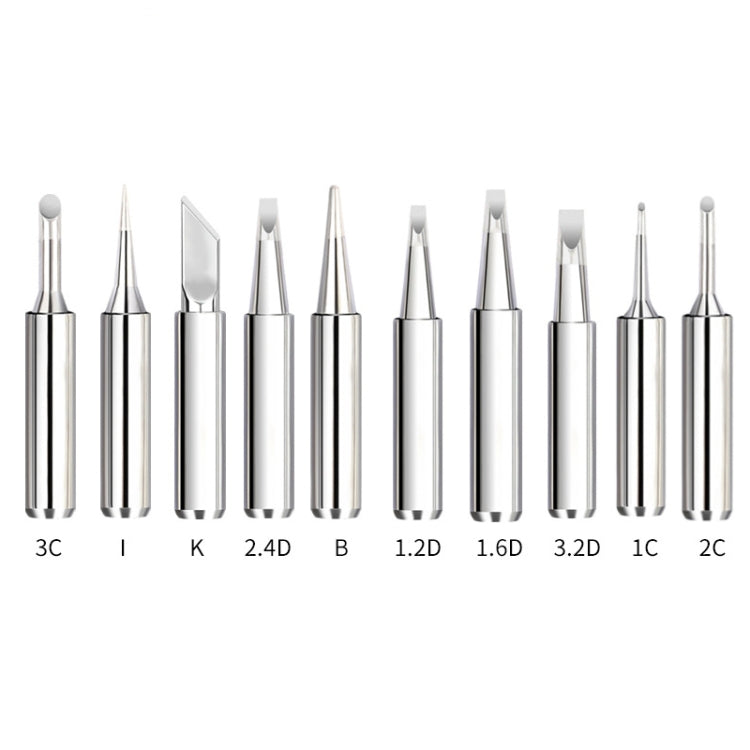 10-in-1  900M-T Internal Heating Soldering Iron Tip  for 936 Sleeve Casing