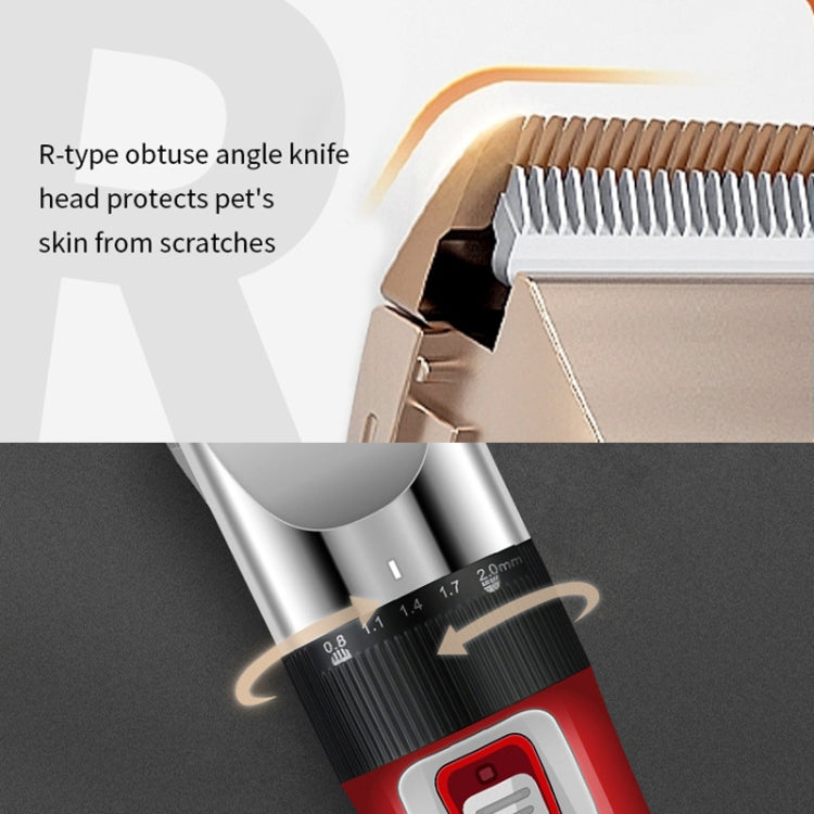 Puppy Shaver Pet Electric Shaver Cat Haircutter Set, Color: Yellow Standard