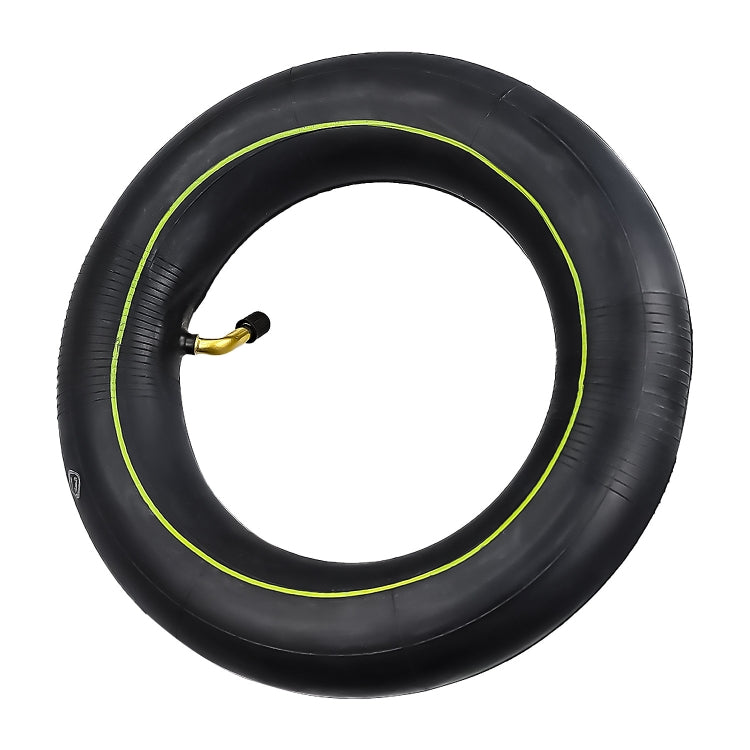 10 x 2.5/2.75 Electric Scooter 45 Degree Valve Thickened Inner Tube(Yellow Stripes)