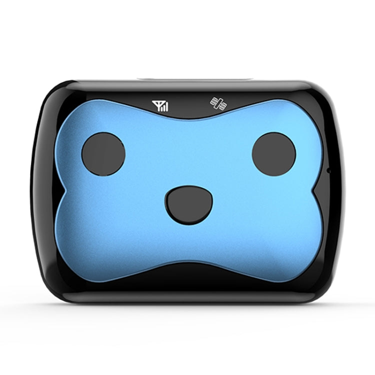 GPS Wireless Wifi Pet Location Chasing Cat Dog Collar Anti-loss Locator(Sky Blue)