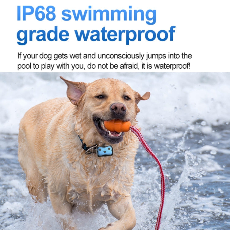 GPS Wireless Wifi Pet Location Chasing Cat Dog Collar Anti-loss Locator(Red)