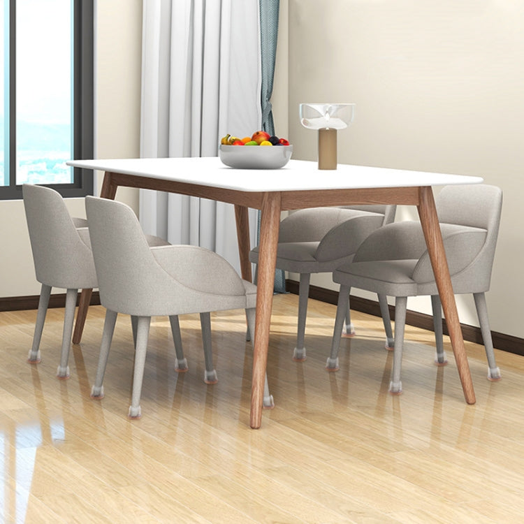 0.75 inch Small 8pcs /Set Round Table And Chair Leg Covers For Tiles/Wooden Floors Furniture Protectors(Transparent)