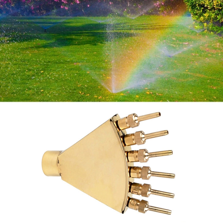 1.5 inch Copper Phoenix Tail Nozzle Water Landscape Fountain Equipment