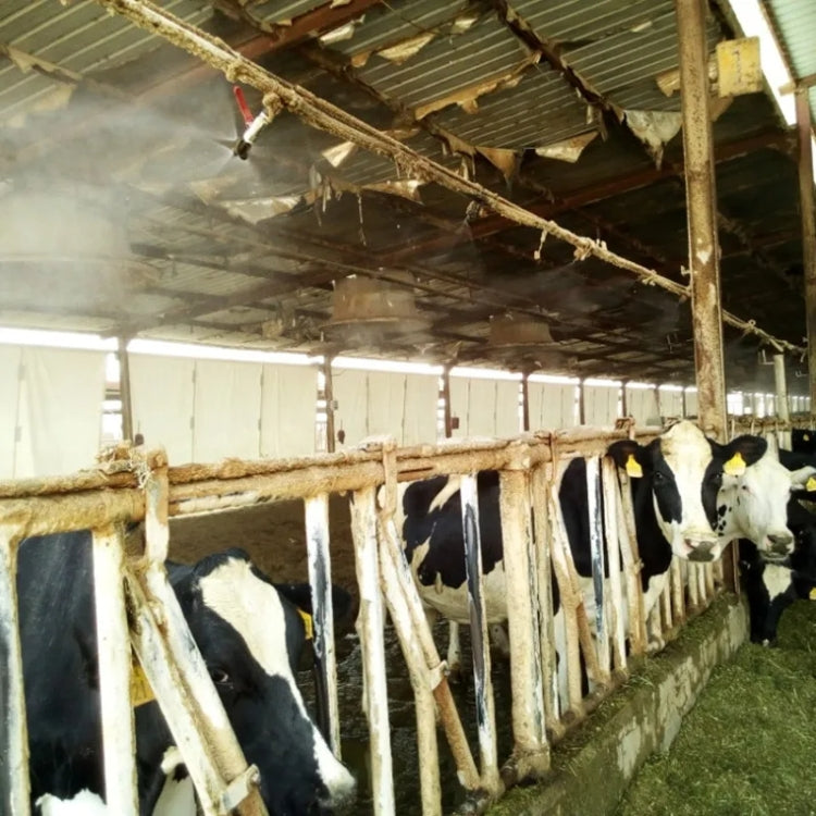 1/2 Points Outer Thread Copper Three Hole Agricultural Sprayer Horticulture Seedling Irrigation Dust Removal Cooling Fogging Nozzle