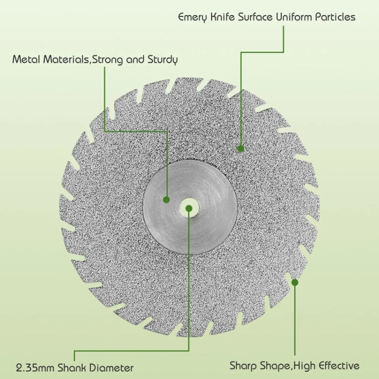 0.2mm Dental Lab Polishing Diamond Discs Dentist Rotary Cutting Tool C03/220