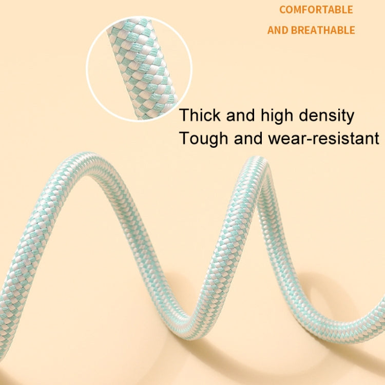 1.8m x 1cm Dog Traction Rope Mid Large Dog Universal Safety Buckle Chain Circle(Red White)