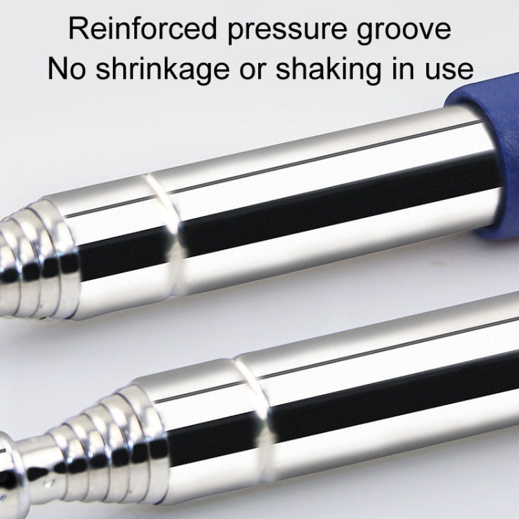 1.2m Teachers Telescopic Tactile Whip Pen For Classes E-Board Stylus Holder(Black)