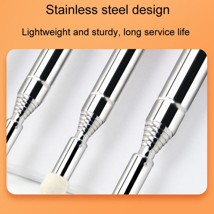 1.2m Teachers Telescopic Tactile Whip Pen For Classes E-Board Stylus Holder(Black)