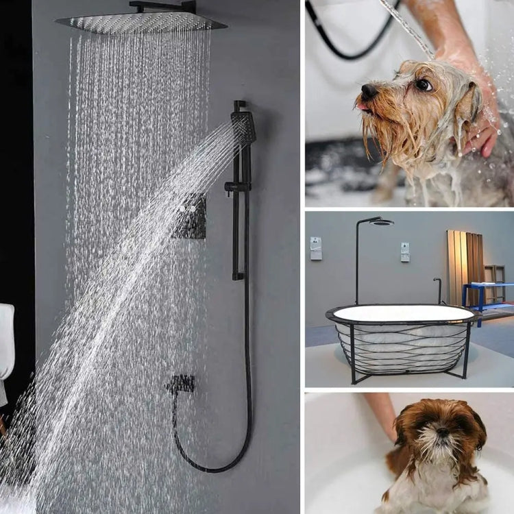 1.5m PVC Shower Hose Bathroom Flexible Explosion-proof Smooth Connector Water Pipe