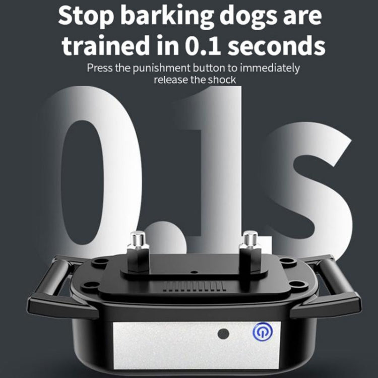 1 Drag 3 Pet Electronic Fence Wireless Dog Trainer Smart Electric Shock Dog Collar(Black)